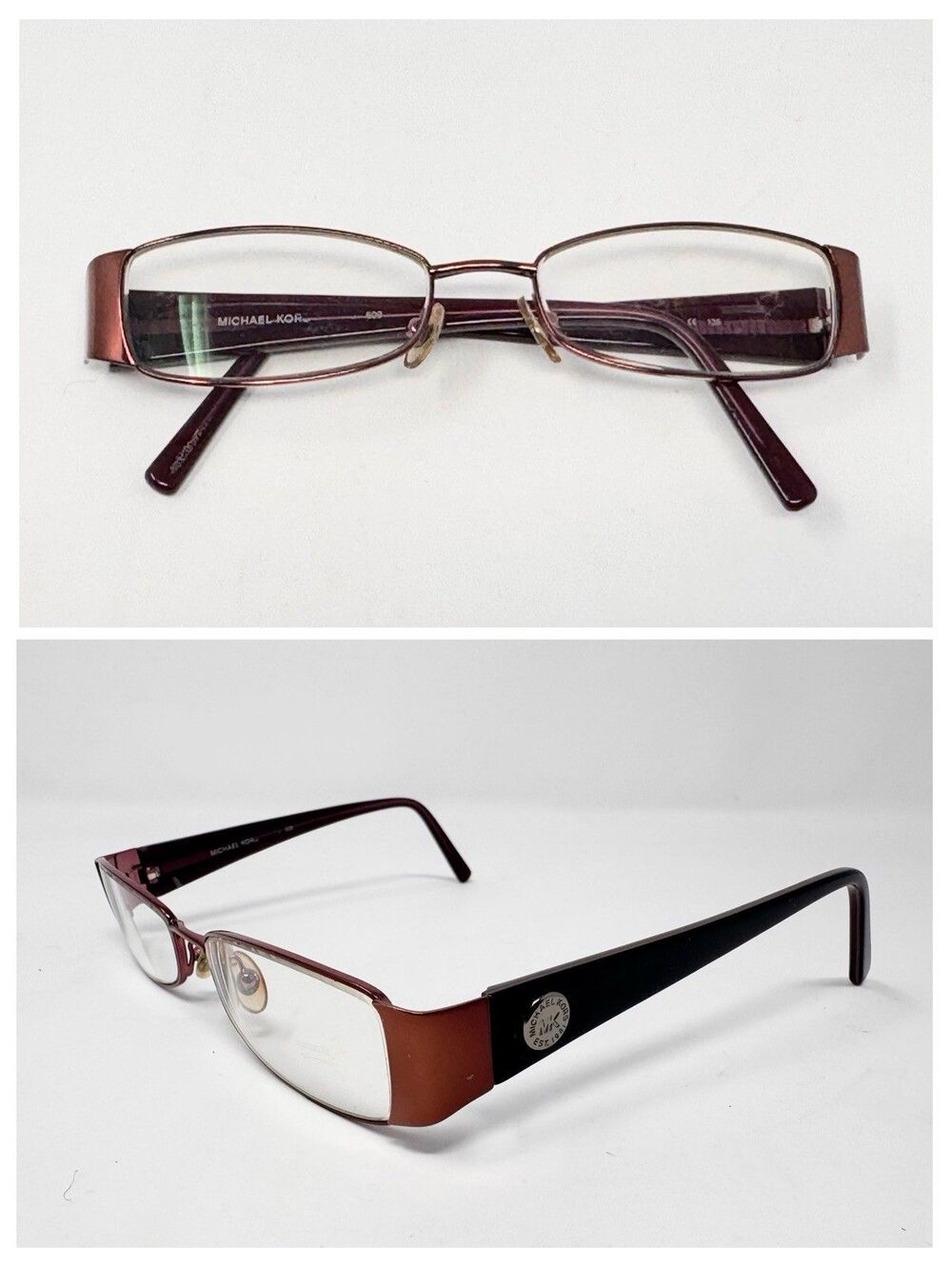 Michael Kors M2437 Eyeglass Frames Only 51-18-135 Copper Burgundy 609 Authentic